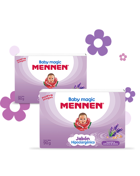 Jabón para bebé Mennen Lavanda y Avena