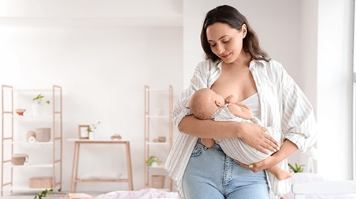 Posiciones para amamantar bebe