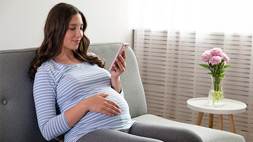 Redes sociales durante el embarazo