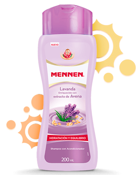 Shampoo para bebé Mennen Lavanda y Avena Shampoo para bebé Mennen Lavanda y Avena